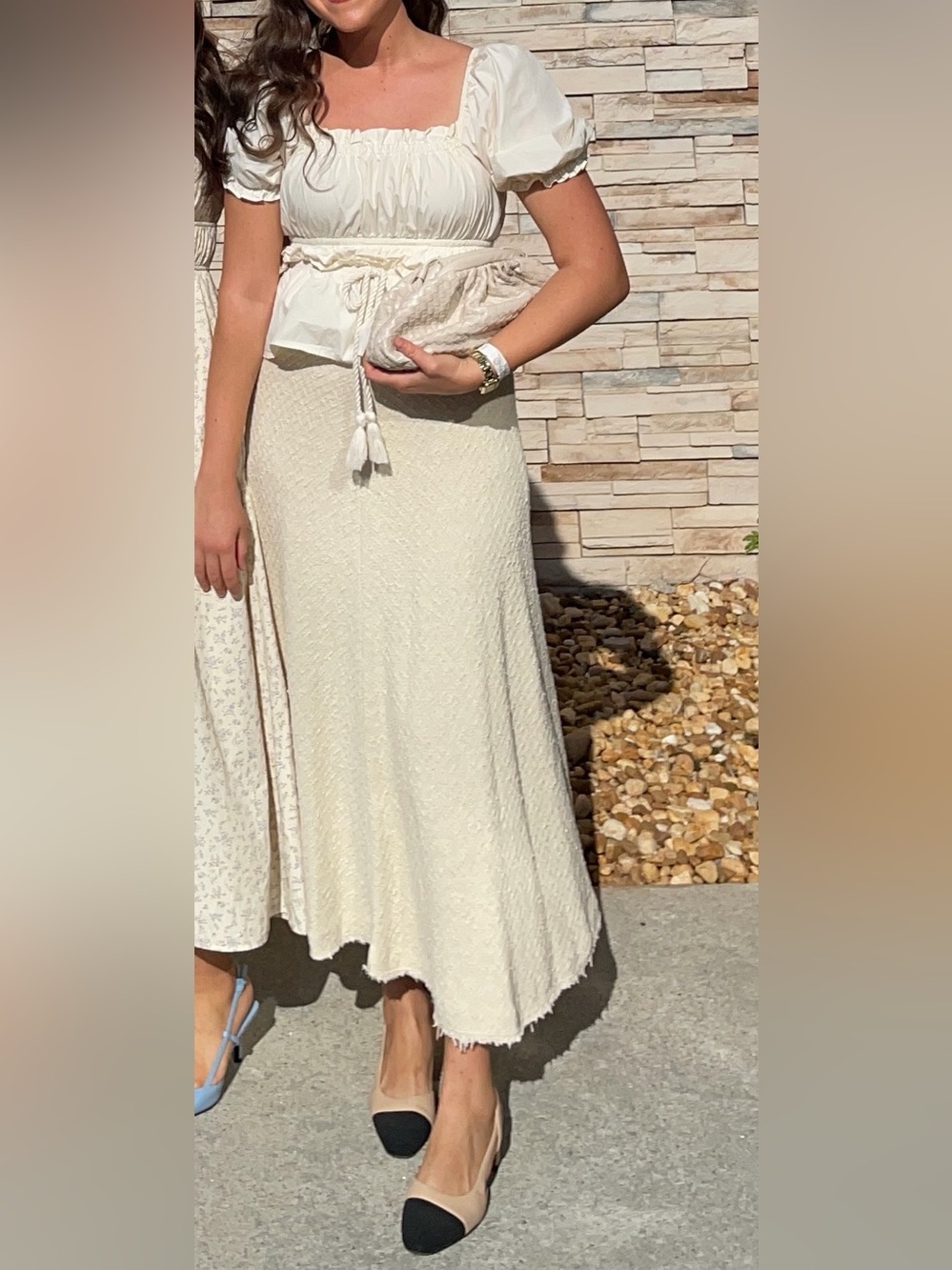 Zara tweed Maxi Skirt
